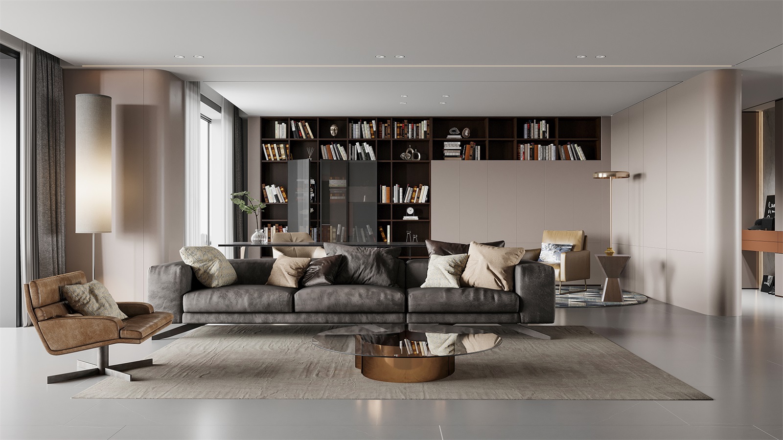 Italian minimalist spatial case