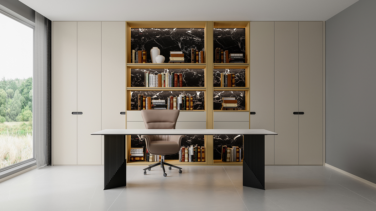 Modern light-luxury spatial case