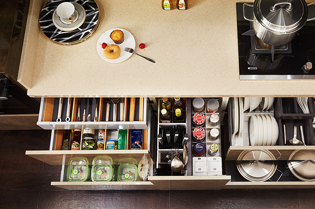 Base Cabinet Storage Solution